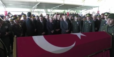 Şehit Hava Pilot Binbaşı Bolat, son yolculuğuna uğurlandı